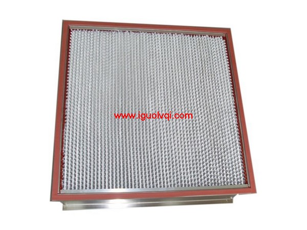 耐高温高效空气过滤器 耐高温高效空气过滤器